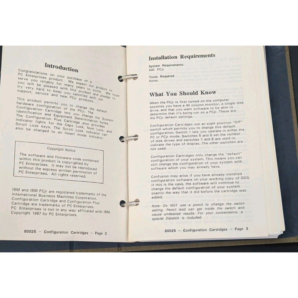 Vintage IBM Basic Personal Computer Hardware Reference Library - Picture 3 of 5